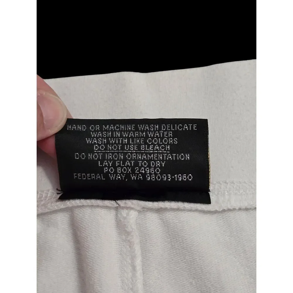Christine Alexander XL Cream Pant Cotton‎ Track Sweat Pant Dance Yoga Travel